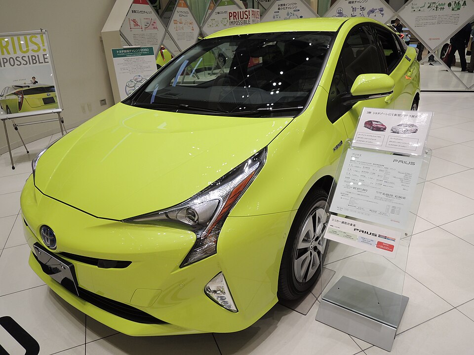 Toyota Prius XW50 / ZVW50 family, pre-facelift (2015–2018) — representative generation photograph